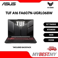 ASUS TUF Gaming A16 FA607N-UGRL068W (R7-7445HS/ 16GB/ 512GB/ RTX4050/ GRAY) / (OLD) A15 FA507N-URLP0