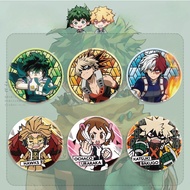 58mm Anime My Hero Academia Bakugou Katsuki Midoriya Izuku Cosplay COSTUME Badge Tinplate Brooch﻿ Pr