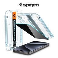Spigen iPhone 15 Pro Privacy Tempered Glass [1 Pack] Glas.tR EZ Fit iPhone 15 Pro Screen Protector