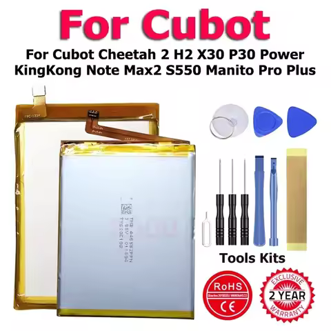 XDOU KingKong NotePlus Power Max2 X30 H2 Battery For Cubot Cheetah 2 H2 X30 P30 Power KingKong Note 