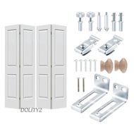 [Dolity2] Bifold Door Hardware Set Barn Door Hardware Sliding Closet Door Hardware