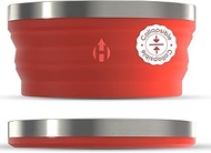 HYDAWAY Collapsible Bowl - 1 Quart (950ml) I Large Collapsible Bowls for Camping, RV, Hiking, Backpa