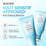 FLASH SALE-SKINTIFIC 5X Ceramide Serum Sunscreen SPF50 PA++++ Skincare Sunblock Untuk skin barrier r