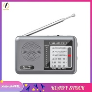 [xinhuan75l.]  Small Shortwave Radio Portable Shortwave Radio Am Fm Weather Radio Great Reception Tr