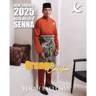 2025 BAJU MELAYU SENNA ELRAH EXCLUSIVE :  ORANGE CATALOGUE