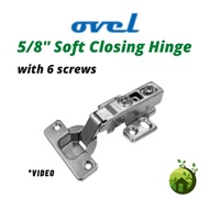 PREMIUM OVEL 5/8'' Soft Close Hydraulic Hinge Kitchen Cabinet Furniture Concealed Door Hinge DIY