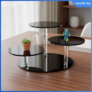 [RazecaMY] 3 Tier Acrylic Display Stand Versatile Acrylic Display Shelf Transparent