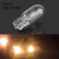DELMER Halogen Bulbs Warm White T10 W5W 194 168 5W Signal Light