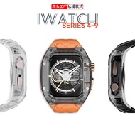 Suitable for Apple Watch Case Apple Watch789 Agent Chad Transparent Modified Protective Case iwatch 