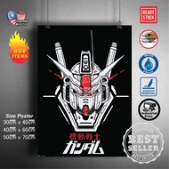 (Ready Stock) Mobile suit Gundam 144 RX-78-2 / RX78-2 / RX78 2 Gundam wall poster sticker deco poste