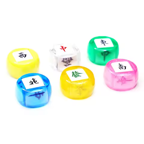 Funny Position Dice Circle East South West North Fortune Mahjong Set Entertainment Board Game Access