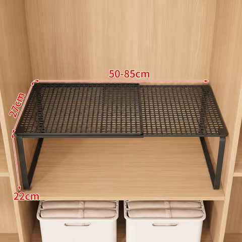 1pc Closet Shelf Divider Wardrobe Organizer Partition Board Clothes Storage Separator for Cabinet Cl