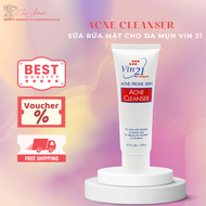 Chính Hãng Sữa rửa mặt VIN 21 ANCE CLEANSER Giảm Mụn Giảm Thâm