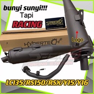 100% HYPERTECH Back pressure exhaust Raider150 Fi Y16 RS150 RSX150 Y15 LC135 V1-V8 28mm 32mm 35mm cu