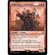 Siege-Gang Commander Magic the Gathering The Lord of the Rings: Tales of Middle-earth