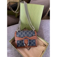 Authentic Gucci Dionysus GG Denim Mini Bag