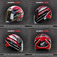 SHOEI JSTREAM HONDA MERAH PREMIUM
