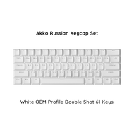 Akko | Akko Russian Keycap Set ASA/OEM/Cherry Profile 61 68 84 88 108 Keys PBT Double Shot/Dye-sub C