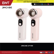 JINCASE JF-100 PORTABLE HAND-HELD FAN (BEIGE/PINK)