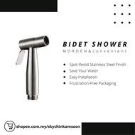 SK SUS304 STAINLESS STEEL HAND BIDET FOR TOILET BATHROOM MODERN HAND SPRAY