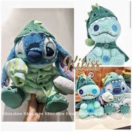 【罕有現貨】日本限定 🇯🇵 disney Stitch 史迪仔 恐龍睡衣 大公仔 / 史迪仔小甘 恐龍睡衣  大公仔PAJAMA STYLE / 小甘 恐龍睡衣 大公仔 公仔匙扣 PAJAMA STY
