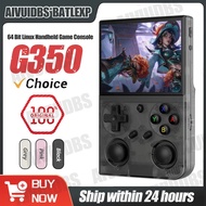 BATLEXP G350 Retro Handheld Game Console 3.5" IPS Screen RK3326 Linux 64bit Dual Joystick Vibration 