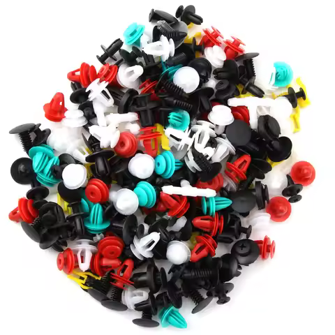 50/100pcs Mixed Fastener Car Door Bumper Fender Rivet Retainer Clips For Nissan Qashqai J11 Toyota R