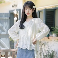 Latest Rendra Embroidery V-Neck Top M698