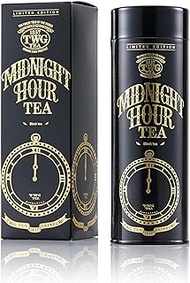 TWG Tea Midnight Hour Tea, Loose Leaf Decaf Black Tea In Haute Couture Gift Tea Tin, 100G