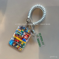 Mario Brick Factory NFC Proximity Card Holder Student Meal Card Campus Card Work ID Card Holder Acce