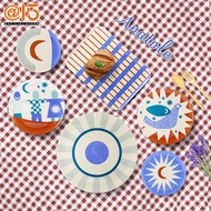 SET จาน-ชามเมลามีน รุ่น Anatole (ได้รับ 6 ชิ้น)