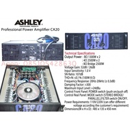 Ashley CA20 , professional power amplifier. ampli badak subwoofer