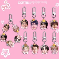 Kawaii Kpop CORTIS KENONHO Keychain Cute Acrylic SEONGHYEON JUHOON JAMES MARTIN Key Ring For Bag Fun