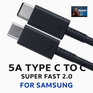 Charging Cable For Samsung USB Type-C to C 5A Super Fast Charge 2.0 S25 Ultra S24