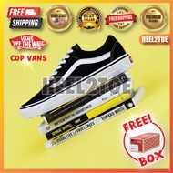 ☸🇲🇾 READY STOCK VANS ORIGINAL Old Skool Women Shoes Canvas Black White Checkerboard Sneakers Kasut Perempuan Wanita