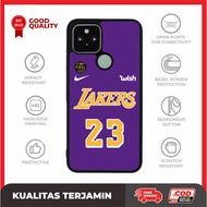 Casing Case Custom Google Pixel 9 8A 8 7A 7 6 6A 5 5A 4 4A 3 3A 2 Pro XL 4G 5G Lakers Purple AE3110 