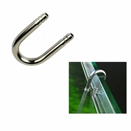 Fish Tank Aquarium Aquarium Stainless Steel Glass U-Shaped Pipe Connector Pipe Oxygen Pump Gas Pipe 