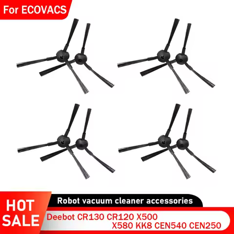 Side Brush Replacement Parts For ECOVACS Deebot CR130 CR120 X500 X580 KK8 CEN540 CEN250 Robotic Vacu