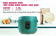 Nồi Cơm Điện Tử Lòng Niêu 1.2L Mishio MK300