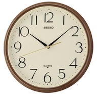 [Powermatic] SEIKO QXA695B QXA695BT  Analog Brown Color Beige Dial Wall Clock