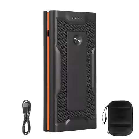 SucceBuy Jump Starter 12V Portable Lithium Battery Booster with 3 Modes Flashlight Jumper Cable for 
