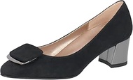 WIN251 Women's Pumps, 2.0 inches (5 cm) Heel, Round, Thick, Easy to Walk and Prevent Fatigue, BL 9.1