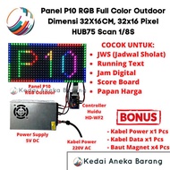 PANEL MODULE MODUL LED P10 RUNNING TEXT SMD RGB OUTDOOR TEXT ONLY - CHARLESSTORE5