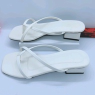 ĐẶT BIỆT COMBO 2 ĐÔI: Dép cao gót 3cm quai chéo A1 + DéP Nữ