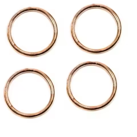 40*32MM Motorcycle Copper Plated Exhaust Pipe Gasket For Yamaha XJ900 83-03 XT350 85-95 XZ550 82-84 