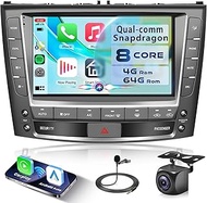 8-Core 4G+64G Qual-comm Snapdragon chip Car Radio for IS250 2006-2012, Rimoody Car Stereo Carplay An