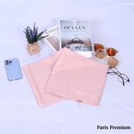 HIJAB SEGIEMPAT PARIS PREMIUM FULL JAHIT TEPI