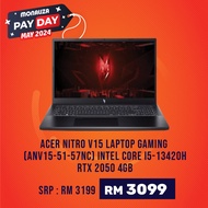 [ PAYDAY SALES ] Acer Nitro V15 Laptop Gaming (ANV15-51-57NC) INTEL CORE I5-13420H RTX 2050 4GB