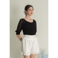 Lzzie Janis Shorts - White and Black