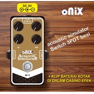 Onix Acoustic Simulator Switch 3PDT Iron